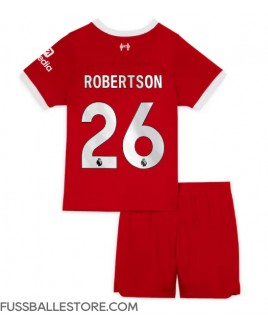 Günstige Liverpool Andrew Robertson #26 Heimtrikotsatz Kinder 2023-24 Kurzarm (+ Kurze Hosen)